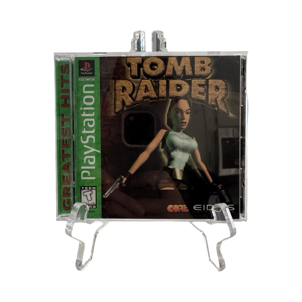 Tomb Raider Sony‎ PlayStation 1 PS1 Greatest Hits Lara Croft 1996 Eidos